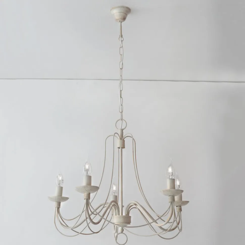 Mooie kroonluchter Antonina 5-vl