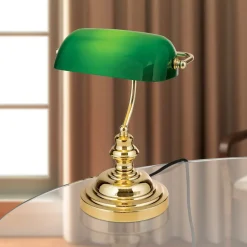 Mooie tafellamp Onella, groen