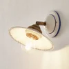 Mooie wandlamp IL PUNTI met keramieken kap