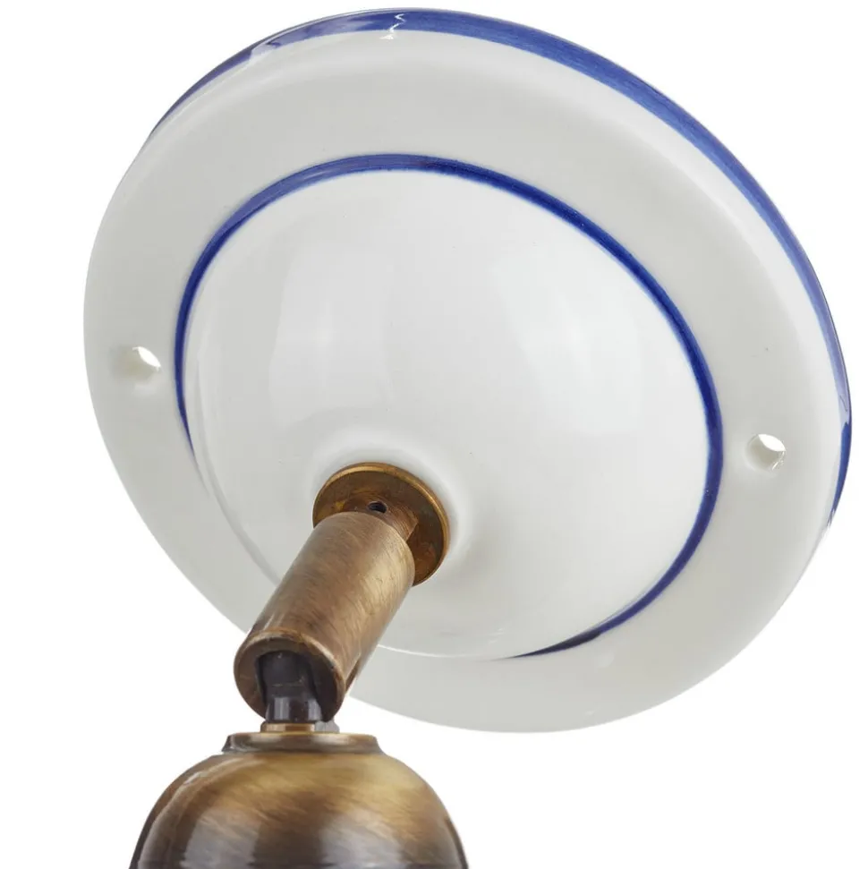 Mooie wandlamp IL PUNTI met keramieken kap