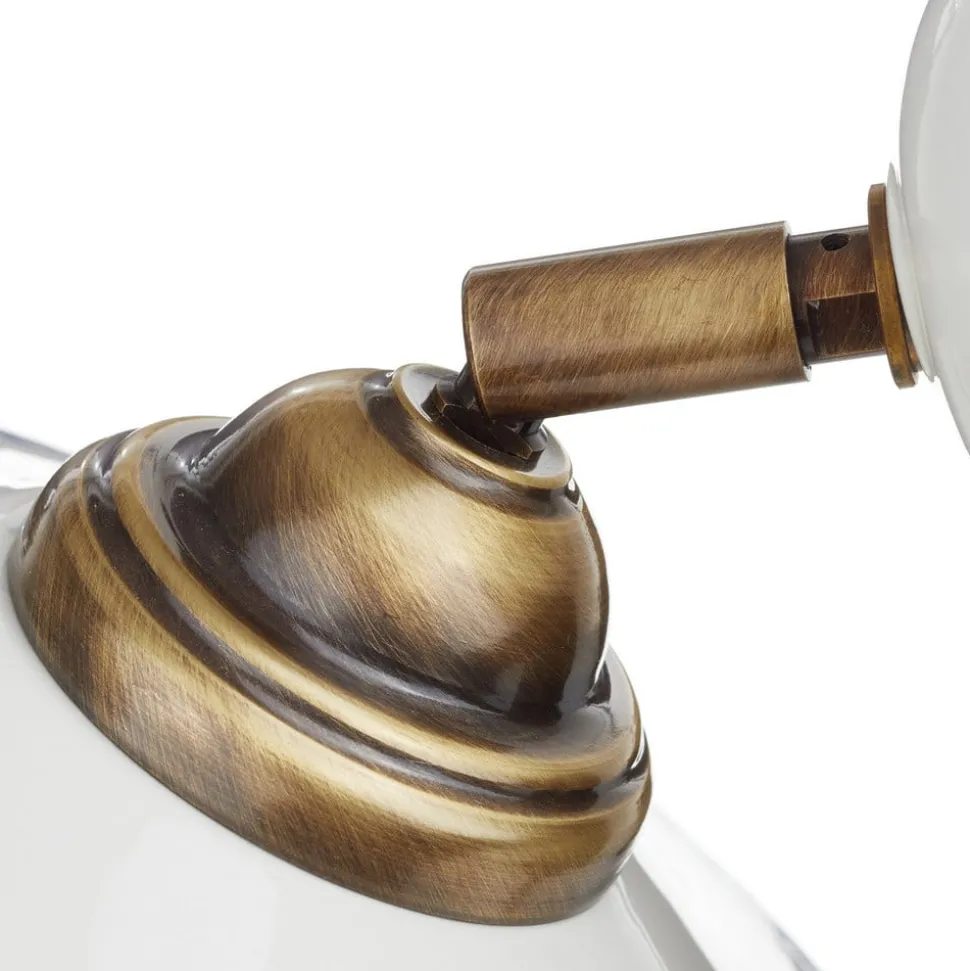 Mooie wandlamp IL PUNTI met keramieken kap