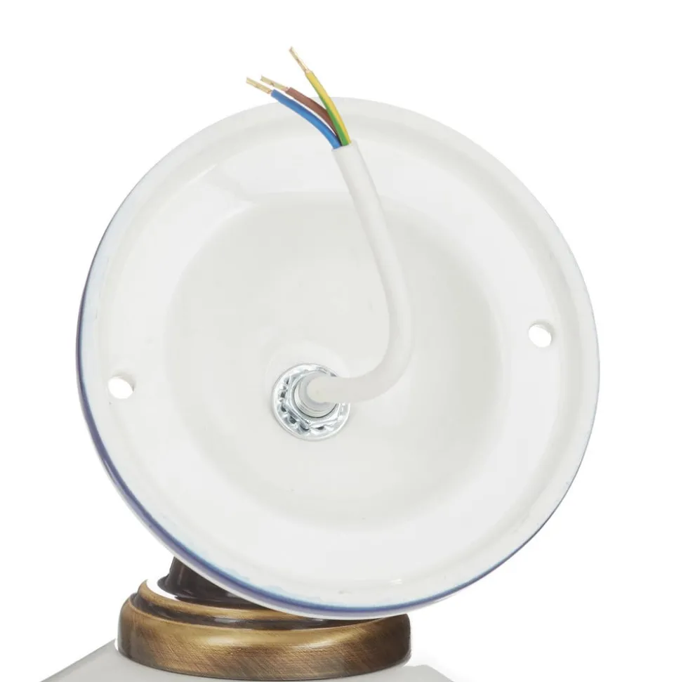 Mooie wandlamp IL PUNTI met keramieken kap