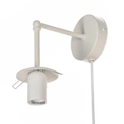 Moon wandlamp, 35 cm, zandkleurig, glas, stekker, E27