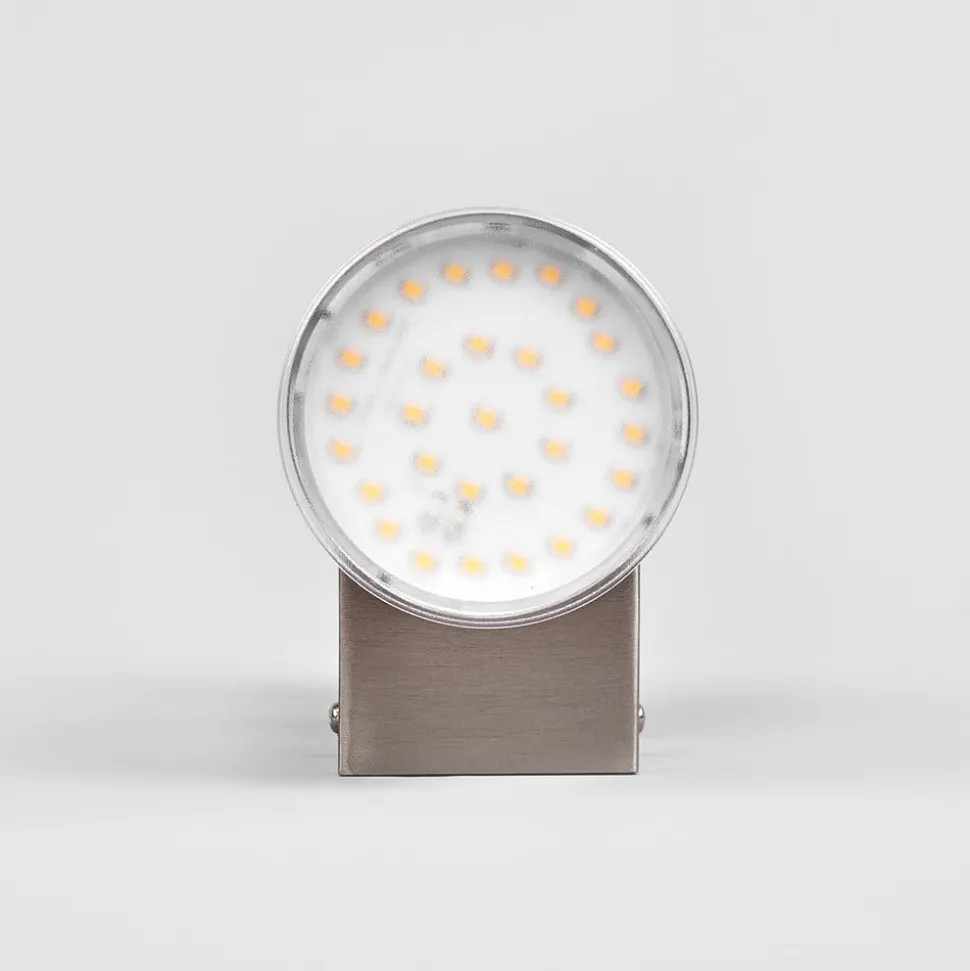 Morena - roestvrij stalen buitenwandlamp met LED's