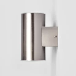 Morena - roestvrij stalen buitenwandlamp met LED's