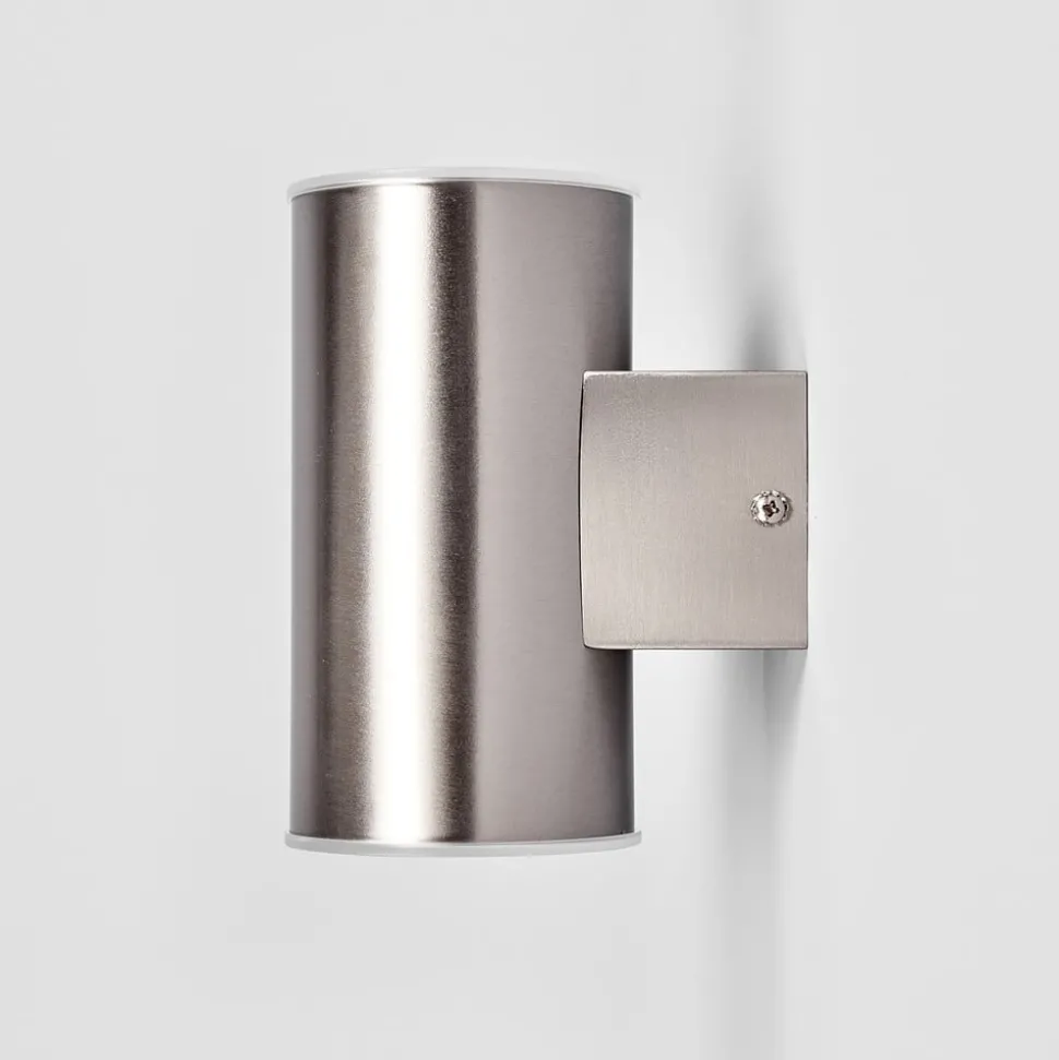 Morena - roestvrij stalen buitenwandlamp met LED's