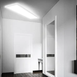 Move LED paneel, sensor, 98 x 20 cm, IP44, kunststof, wit