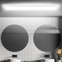 Move LED paneel, sensor, 98 x 20 cm, IP44, kunststof, wit