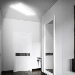 Move LED paneel, sensor, 58 x 20 cm, IP44, kunststof, wit