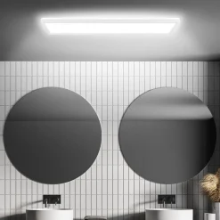 Move LED paneel, sensor, 58 x 20 cm, IP44, kunststof, wit