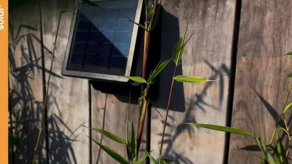 Moze LED solar wandlamp, verstelbaar met sensor