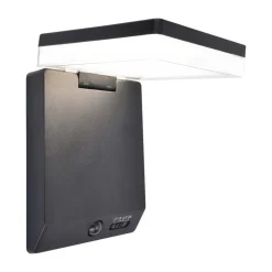 Moze LED solar wandlamp, verstelbaar met sensor