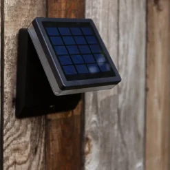 Moze LED solar wandlamp, verstelbaar met sensor