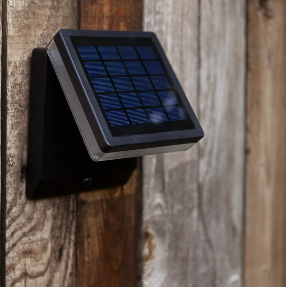 Moze LED solar wandlamp, verstelbaar met sensor