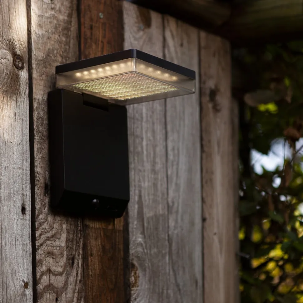 Moze LED solar wandlamp, verstelbaar met sensor