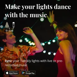 Muzieksensor voor twinkly, USB, zwart