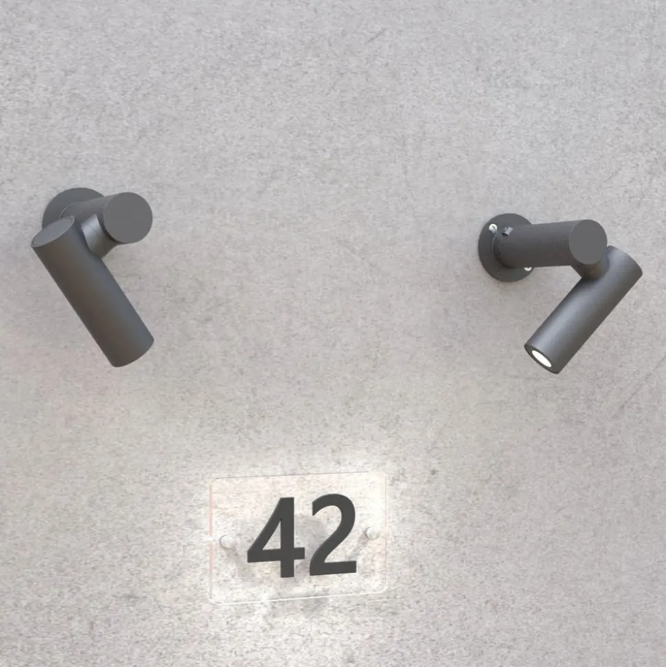 Narea LED sokkellamp, verstelbaar, 14 cm