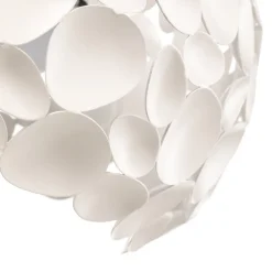 Narisa LED hanglamp 5xG9, Ø47cm, wit