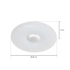 Nashville - LED plafondlamp RGBW met luidspreker