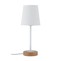 Natuurlijk ontworpen textiele tafellamp Stellan