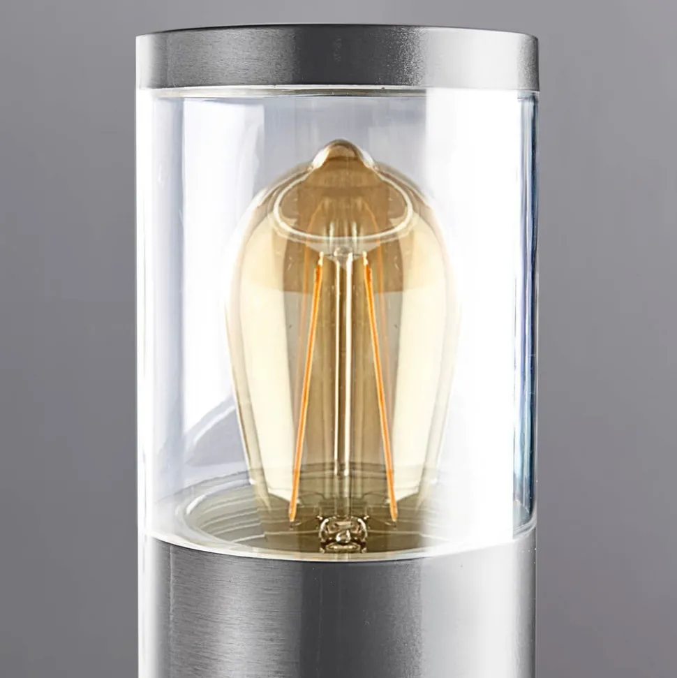 Naxos sokkellamp van roestvrij staal