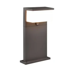 Nestos LED sokkellamp met bewegingsmelder, IP54