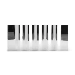 New Works kandelaar Ripply, breedte 33 cm, roestvrij staal