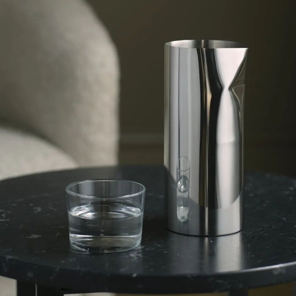 New Works karaf Pleat, 0,9 liter, roestvrij staal, gespiegeld