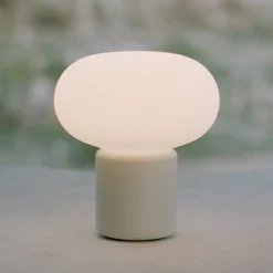 New Works oplaadbare lamp Karl-Johan, lichtgrijs, IP65