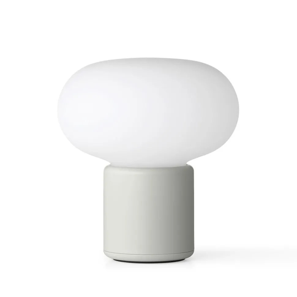 New Works oplaadbare lamp Karl-Johan, lichtgrijs, IP65