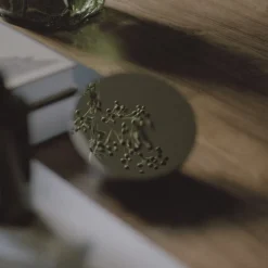 New Works tafelspiegel Aura, Ø 13 cm, roestvrij staal, gepolijst