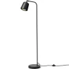 New Works vloerlamp Materiaal, zwart, marmer, hoogte 125 cm