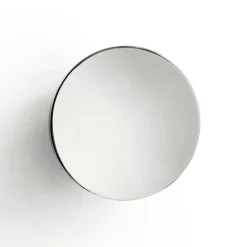 New Works wandspiegel Aura Small, Ø 10 cm, roestvrij staal