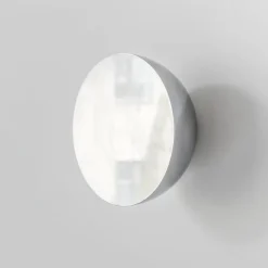 New Works wandspiegel Aura Small, Ø 10 cm, roestvrij staal