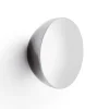 New Works wandspiegel Aura Large, Ø 13 cm, roestvrij staal
