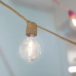 Newgarden Allegra LED solarlichtketting jute kabel