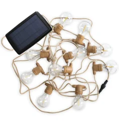 Newgarden Allegra LED solarlichtketting jute kabel