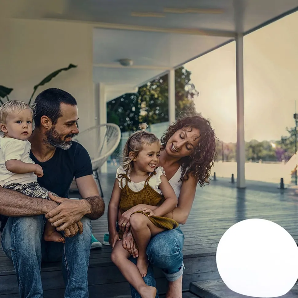 Newgarden Buly vloerlamp globe, Ø 50 cm