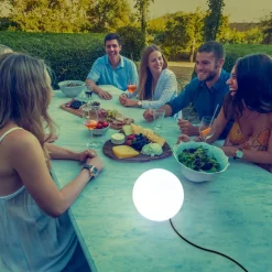 Newgarden Buly vloerlamp globe, Ø 20 cm