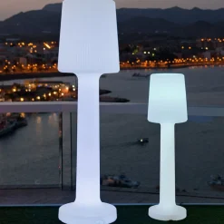 Newgarden Carmen vloerlamp met oplaadbare batterij, hoogte 165 cm