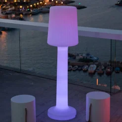 Newgarden Carmen vloerlamp met oplaadbare batterij, hoogte 110 cm