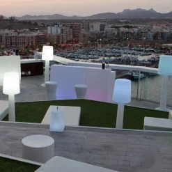 Newgarden Carmen vloerlamp met oplaadbare batterij, hoogte 110 cm