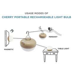 Newgarden Cherry LED sfeerlamp beige/wit