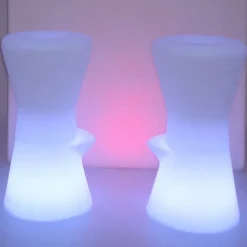 Newgarden Corfu LED barkruk met oplaadbare batterij op zonne+