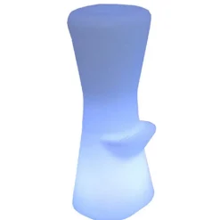 Newgarden Corfu LED barkruk met oplaadbare batterij op zonne+