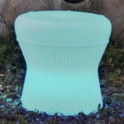 Newgarden Corfu LED solar kruk, 37 cm, oplaadbare batterij,