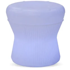 Newgarden Corfu LED solar kruk, 37 cm, oplaadbare batterij,