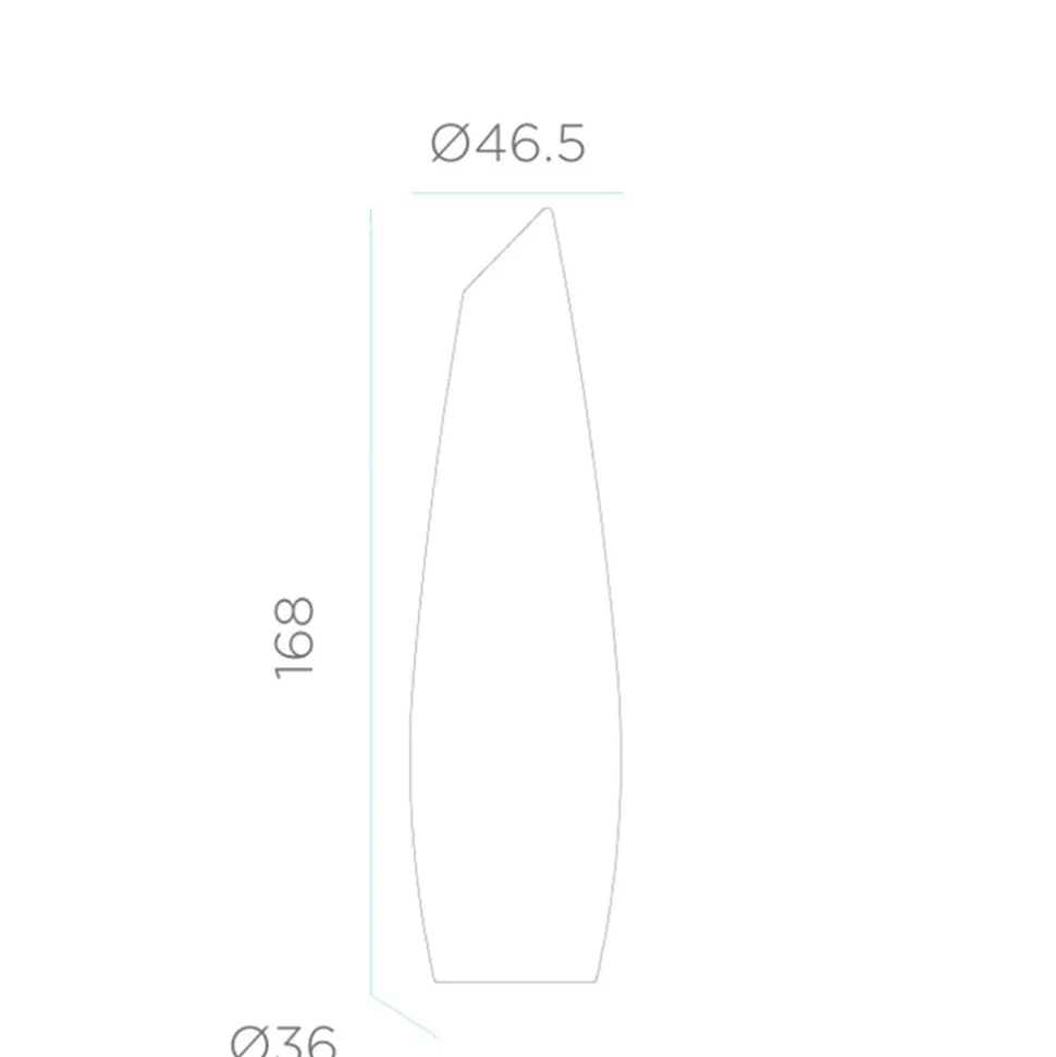 Newgarden Fredo LED vloerlamp, oplaadbare batterij, hoogte 170 cm