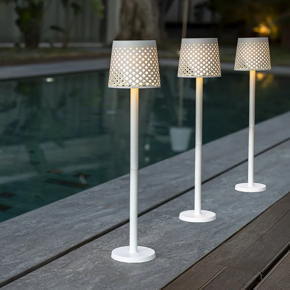 Newgarden Greta LED lamp op zonne-energie, wit