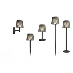 Newgarden Greta LED lamp op zonne-energie, zwart